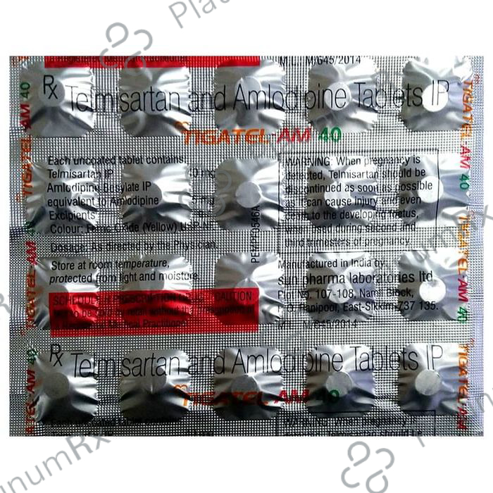 Tigatel AM 5/40mg Tablet 20s