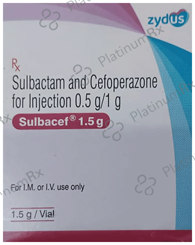 Sulbacef 1000mg/500mg Injection