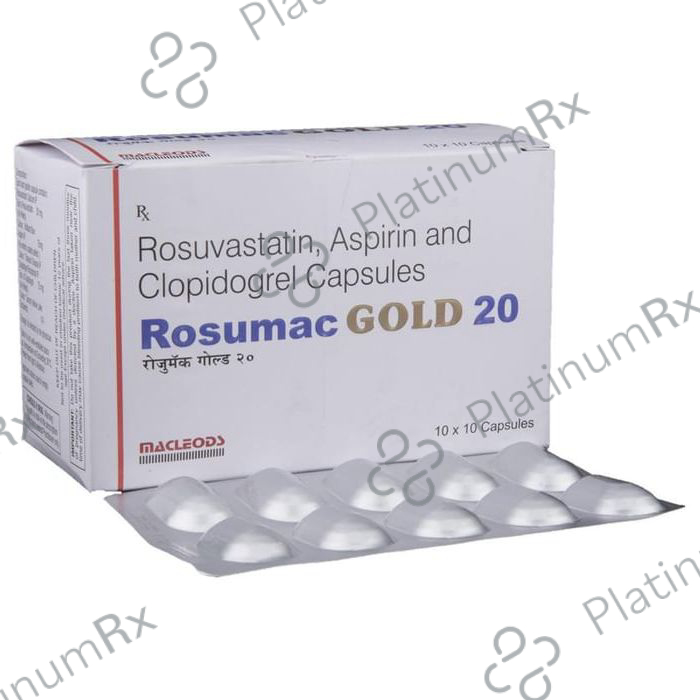Rosumac Gold 75/20/75mg Capsule 10s