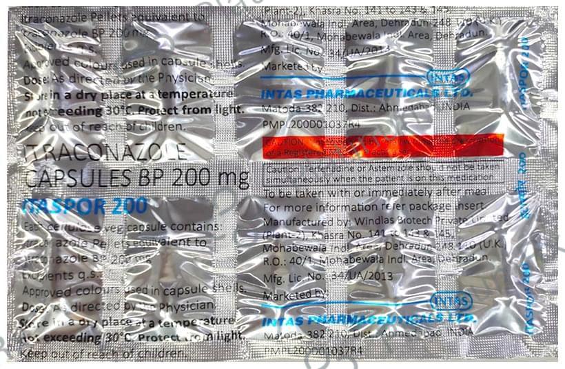 Itaspor 200mg Capsule 10s