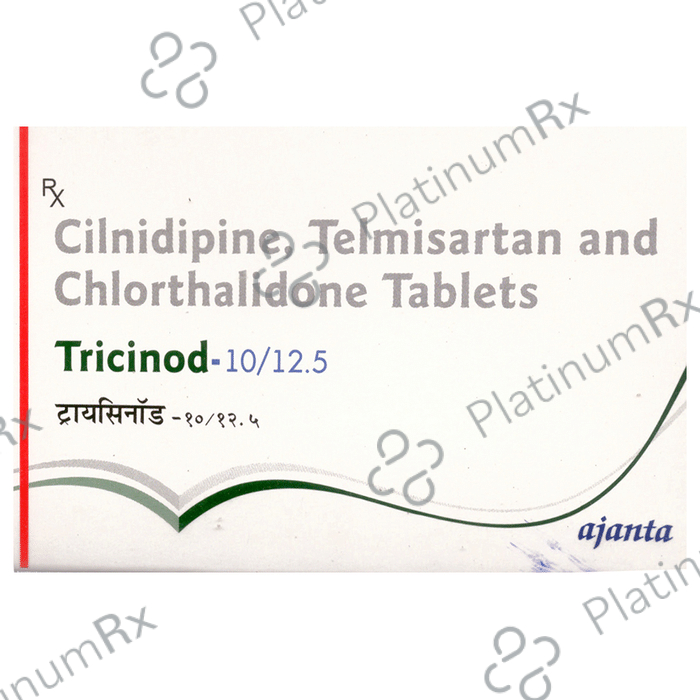 Tricinod 12.5/10/40mg Tablet 15s