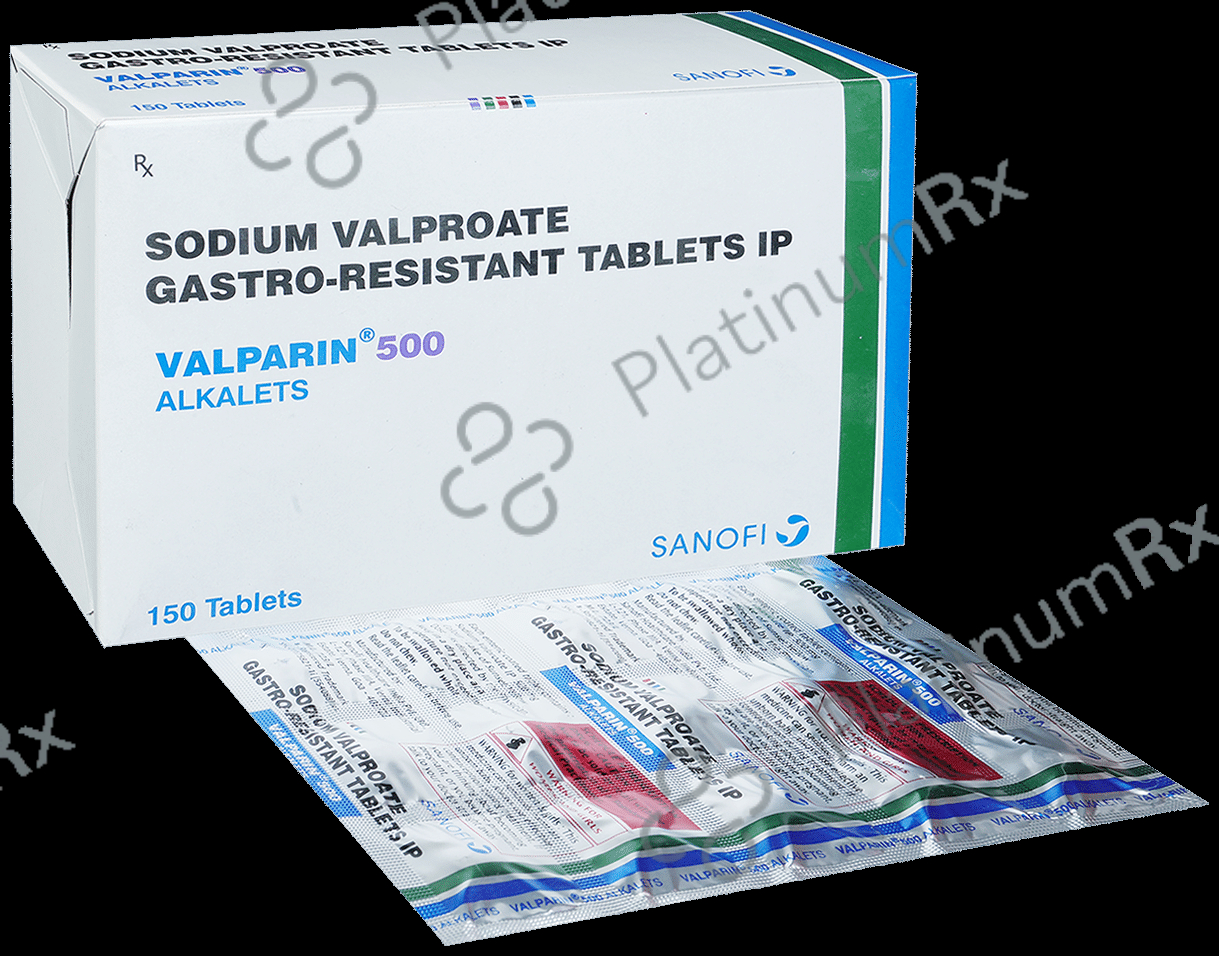 Valparin Alkalets 500mg Tablet 15s