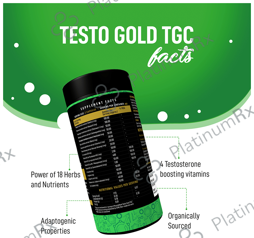 Muscle Monk Testo Gold TGC Capsule