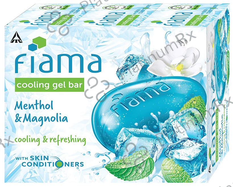 Fiama Menthol & Magnolia Cooling Gel Bar (125gm Each)