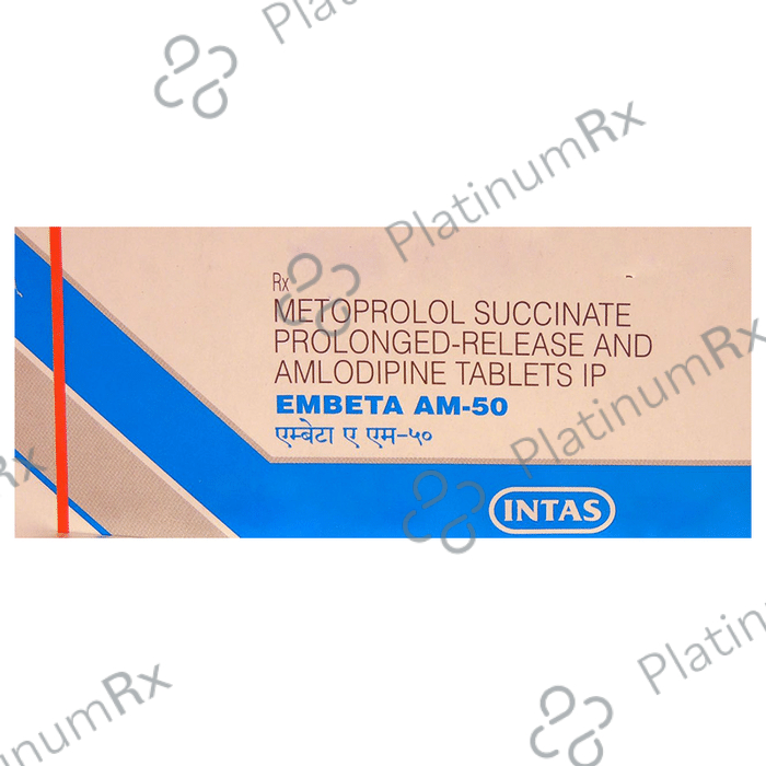 Embeta AM 50/5mg Tablet PR 10s