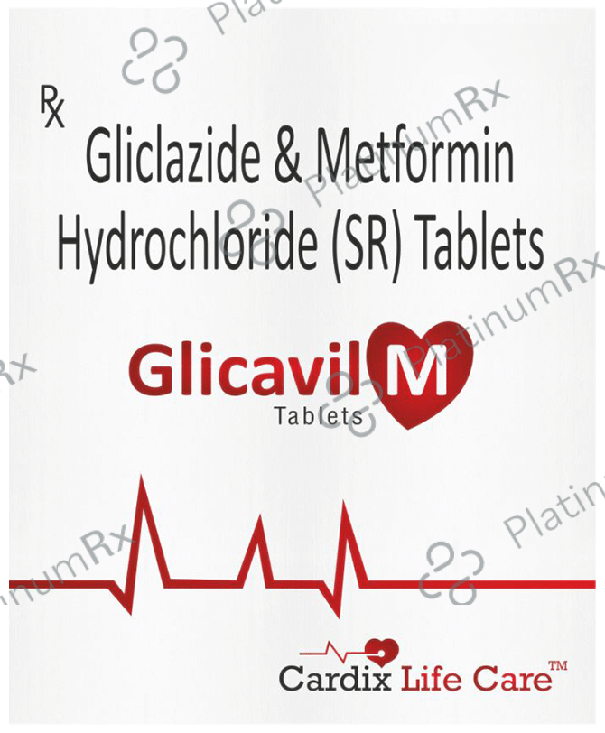 Glicavil M 80mg/500mg Tablet