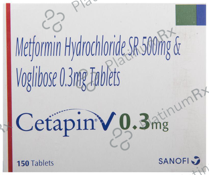 Cetapin V 500/0.3mg Tablet SR 15s