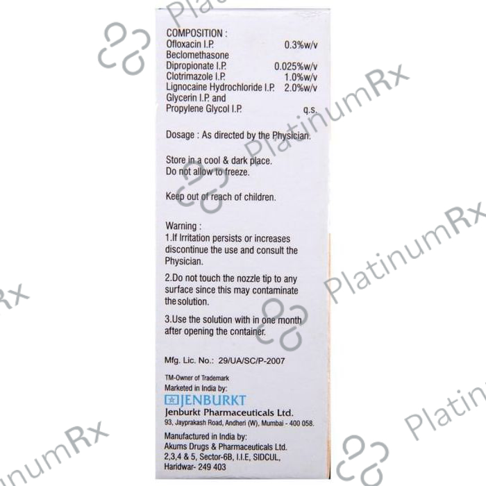 Triben Plus Ear Drop