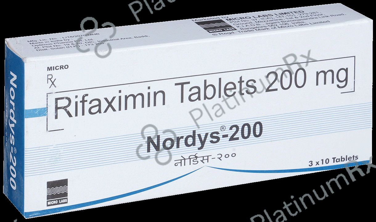 Nordys 200mg Tablet 10s