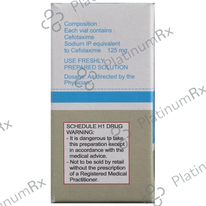 Taxim 125mg Injection 1s