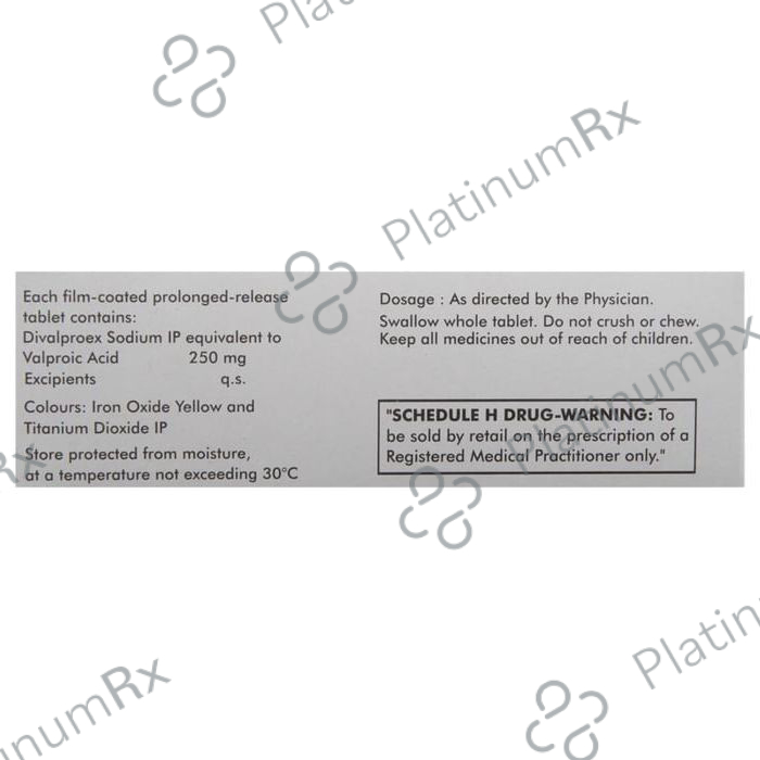 Divalprid 250mg OD Tablet PR 10s