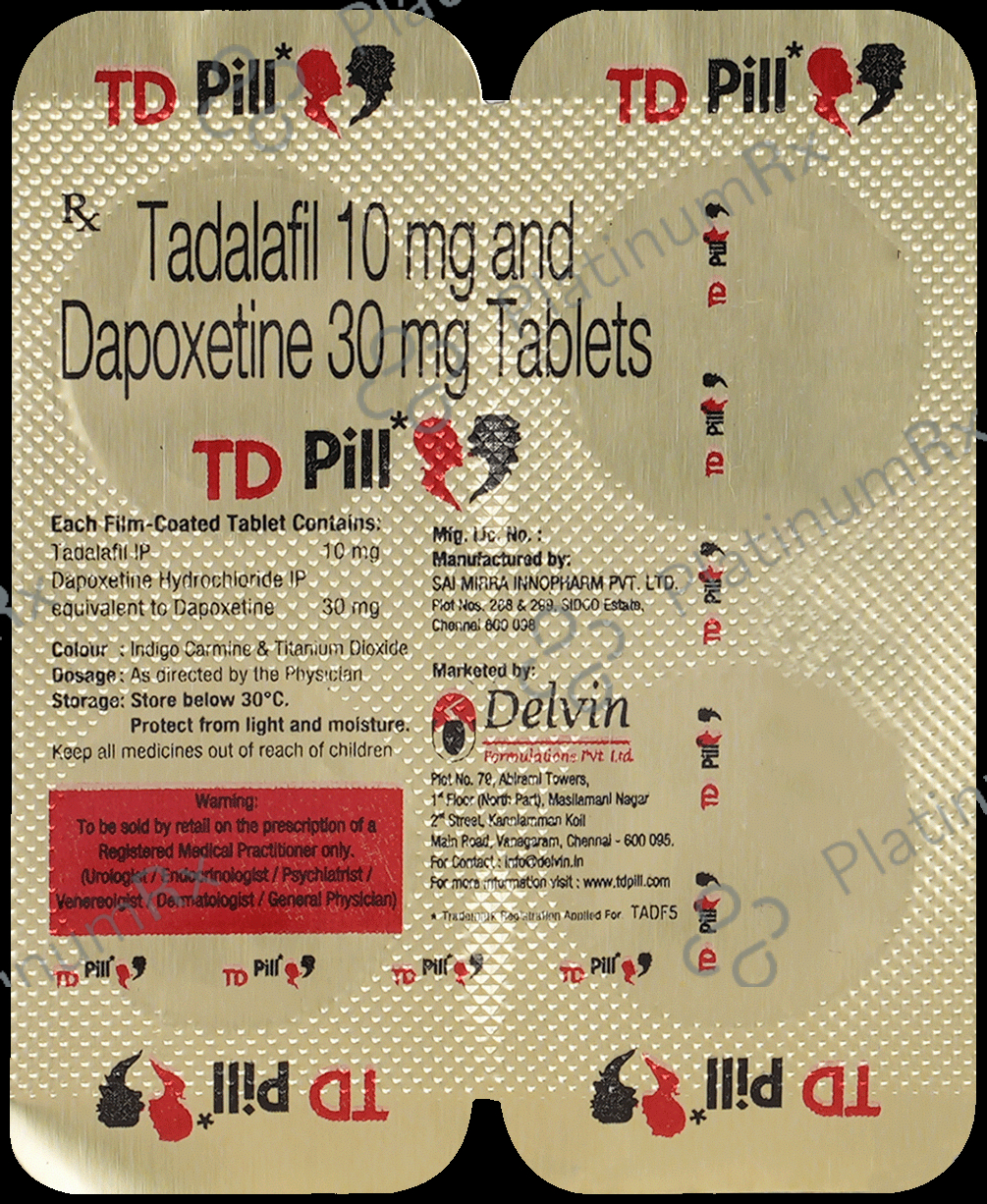 TD Pill Tablet 4 Tablet