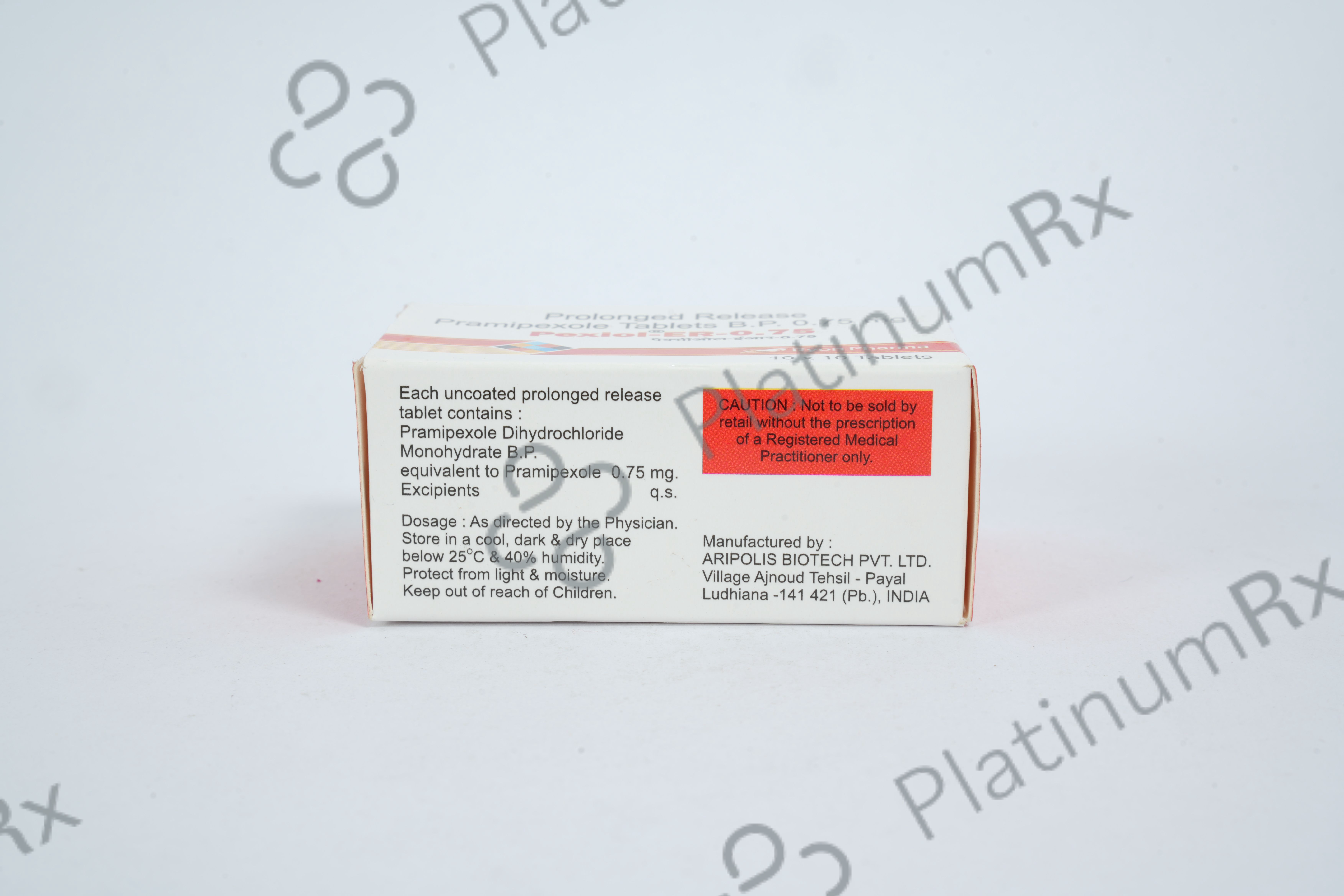 Pexiol 0.75mg Tablet ER 10s