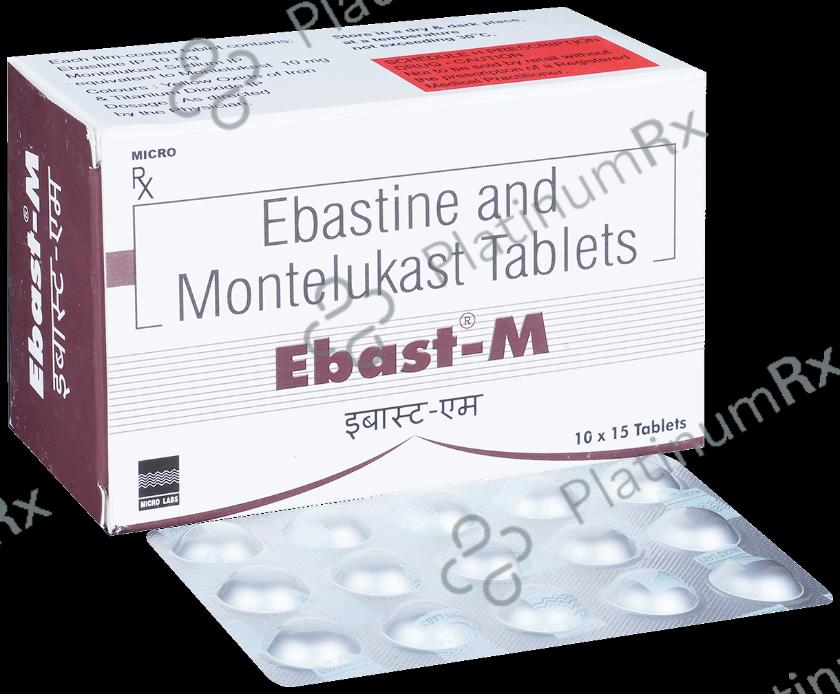 Ebast M 10/10mg Tablet 15s