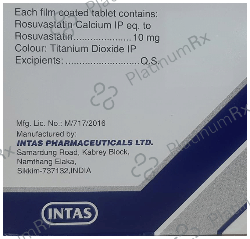 Lipitas 10mg Tablet 20s
