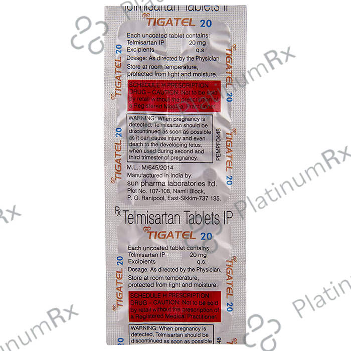 Tigatel 20mg Tablet 10s