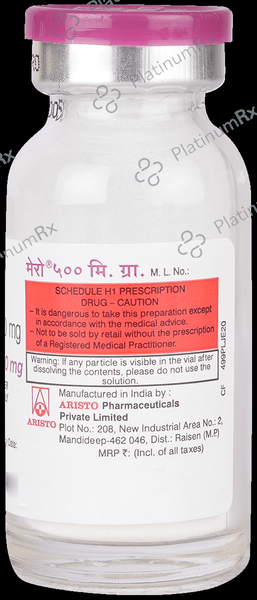 Mero 500mg Powder for Injection 1s