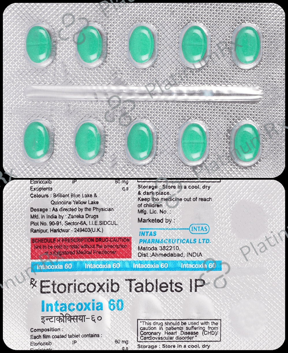 Intacoxia 60mg Tablet 10s
