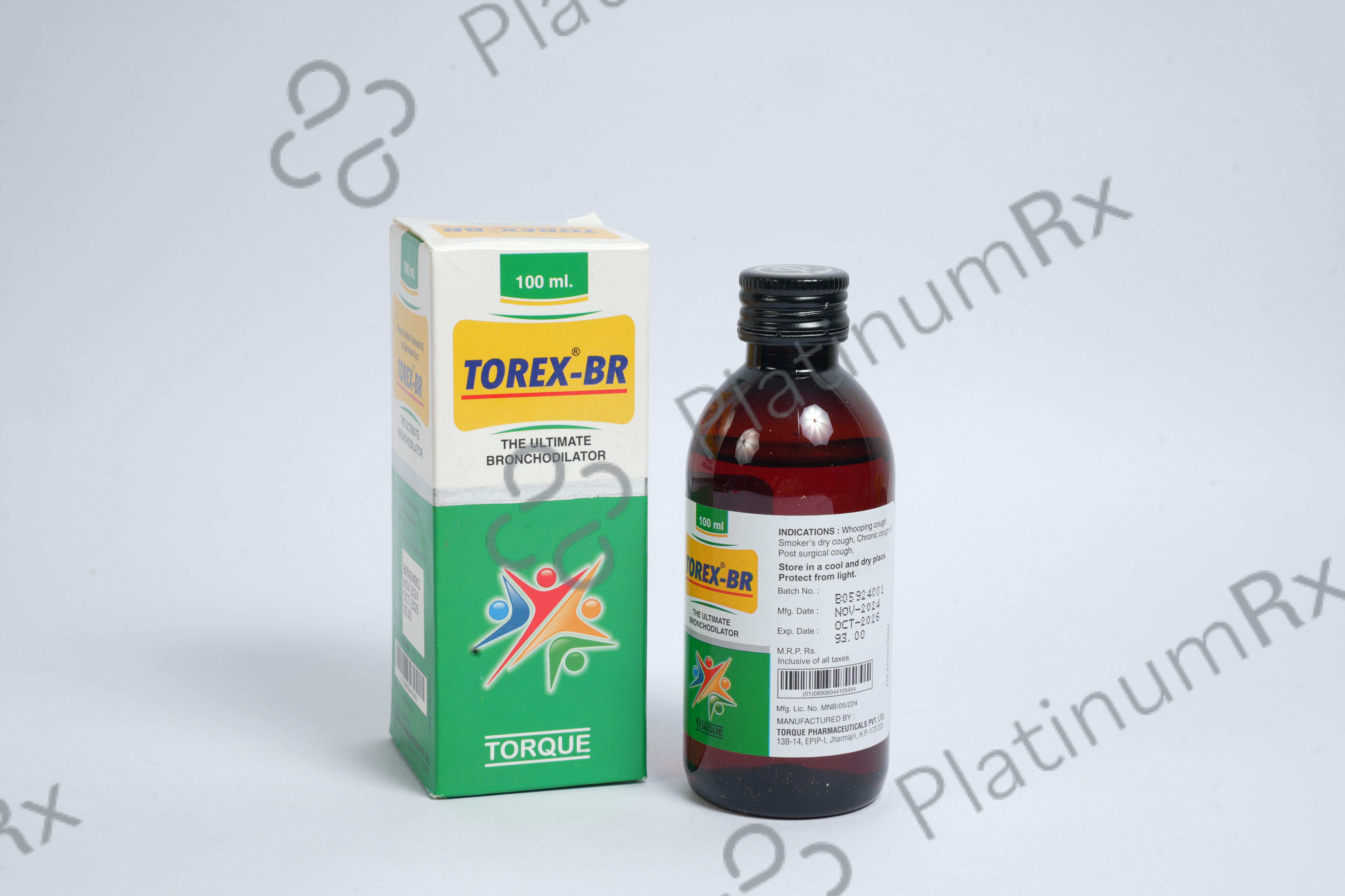 Torex BR 100/2.5/8mg Syrup 100ml