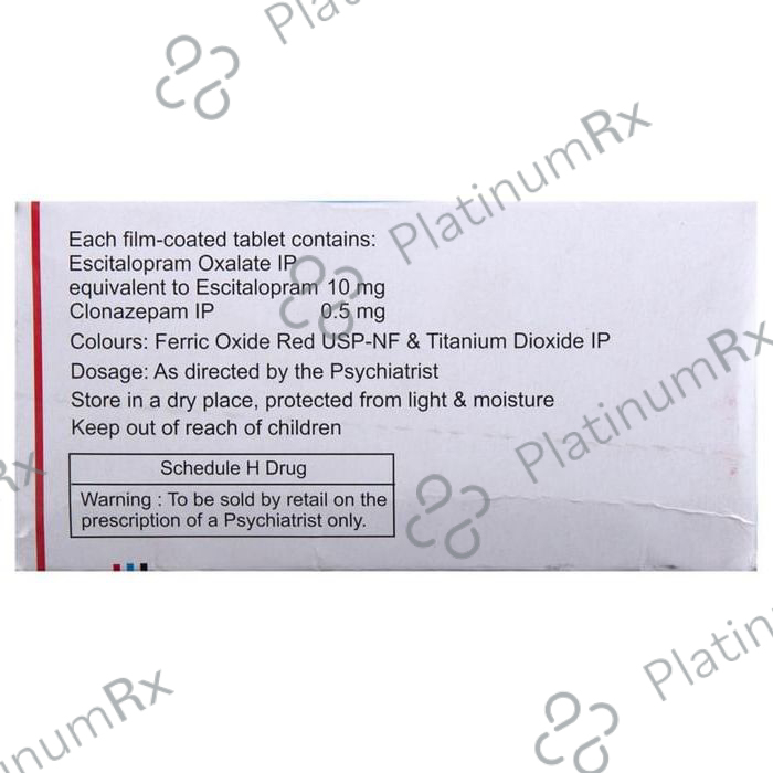 Recita Forte 0.5mg/10mg Tablet