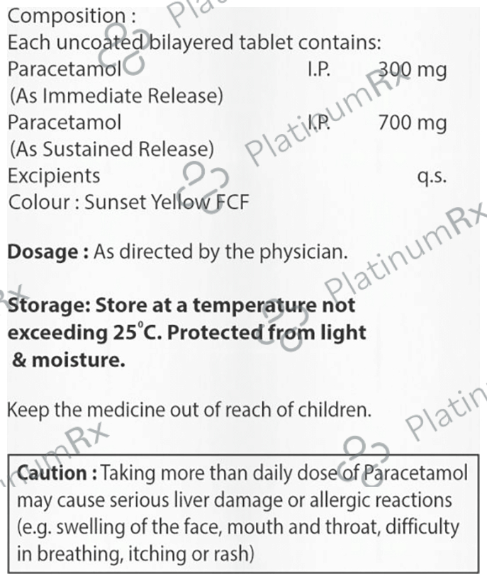 Paravil 1000 SR Tablet