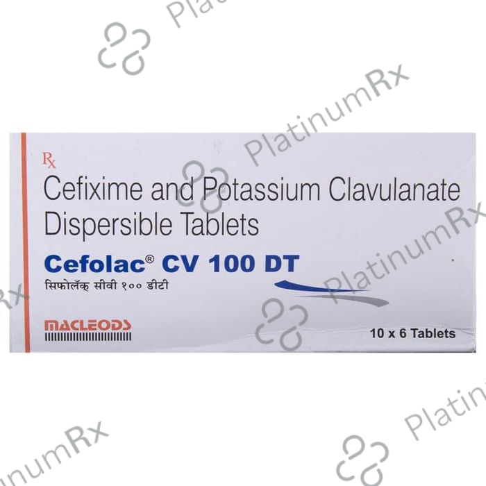 Cefolac CV 100 DT Tablet 10 Tablet DT