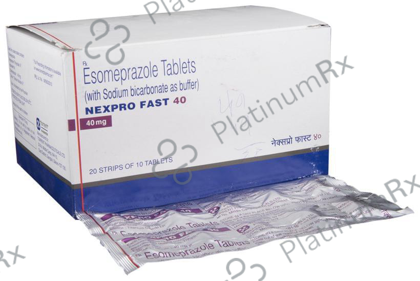 Nexpro Fast 40mg Tablet 10s