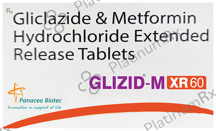 Glizid M XR 60/500mg Tablet 10s