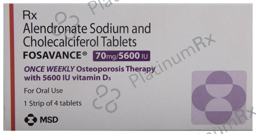 Fosavance 70 mg/5600 IU Tablet