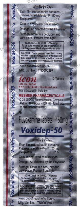 Voxidep 50mg Tablet 10s
