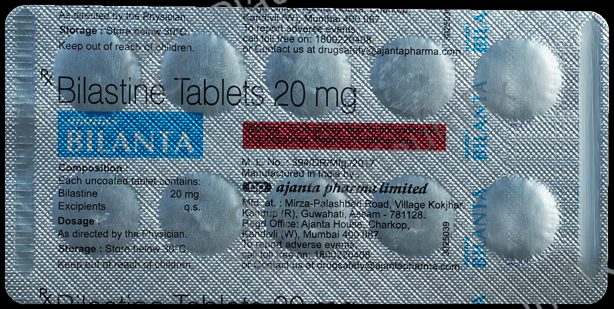 Bilanta 20mg Tablet 10s