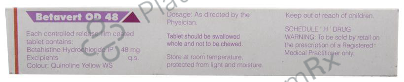 Betavert OD 48mg Tablet CR 10s