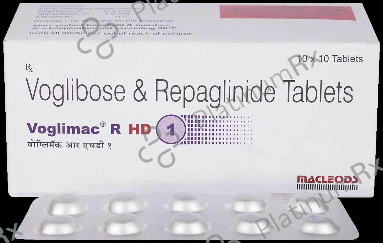 Voglimac R HD 1mg/0.3mg Tablet