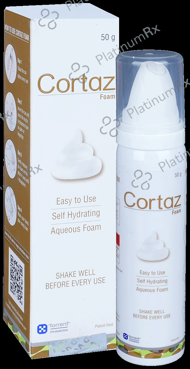 Cortaz 0.05% Foam 50gm