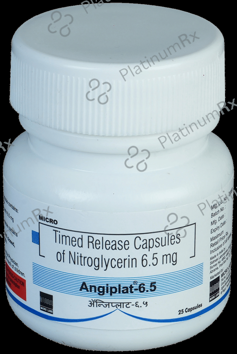 Angiplat 6.5mg Capsule TR 25s