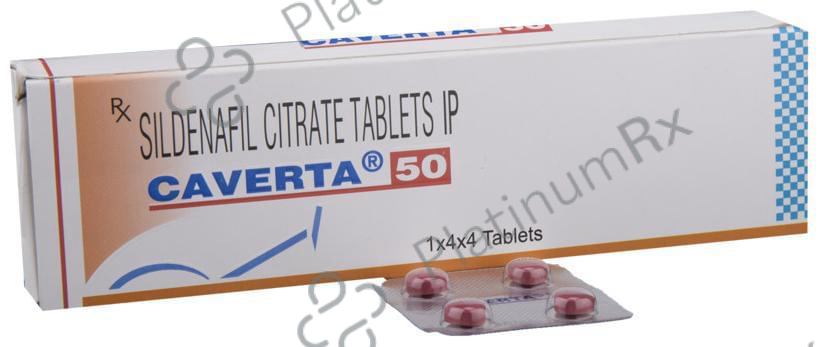 Caverta 50mg Tablet 4s