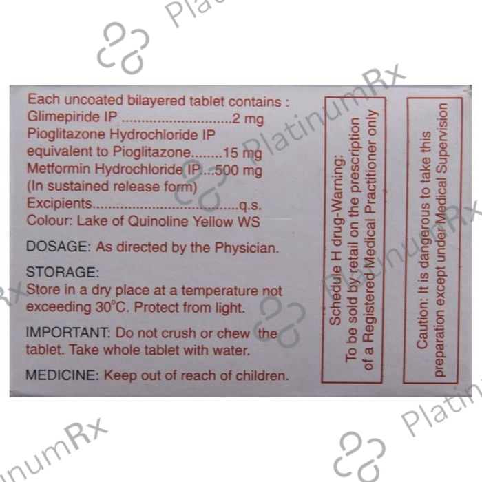 Ziglim Plus 2/500/15mg Tablet SR 10s