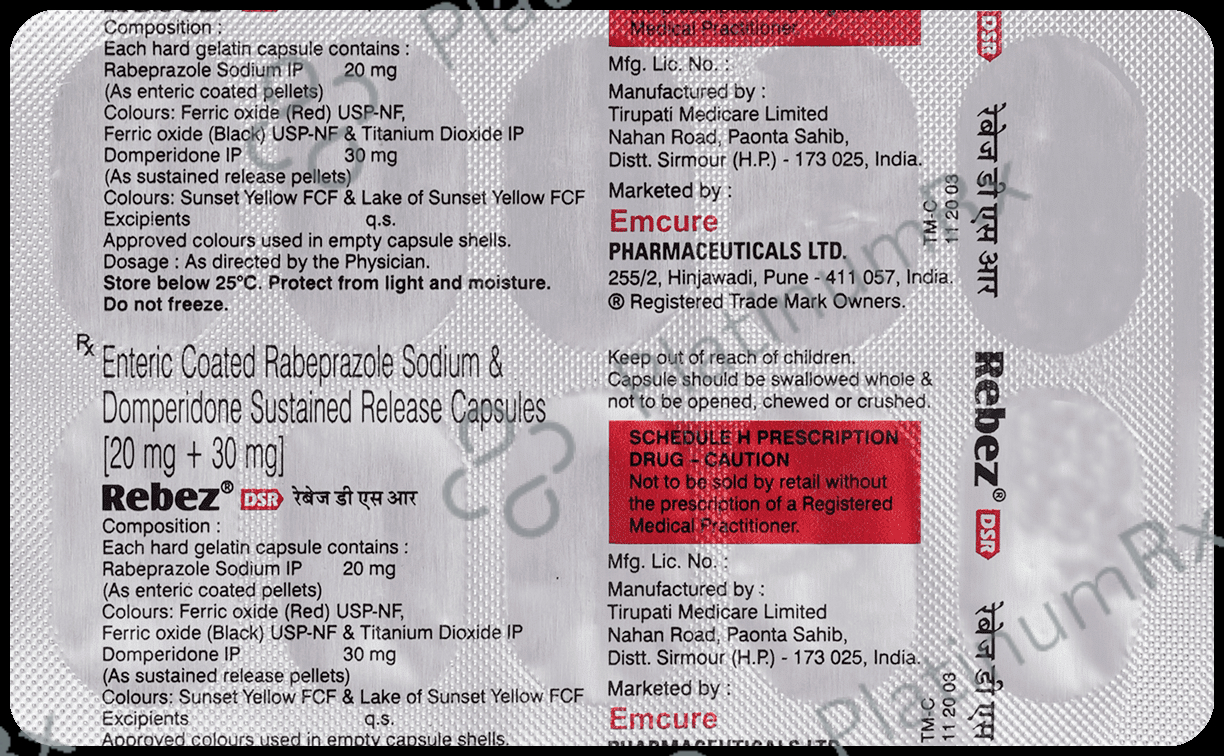 Rebez DSR 30/20mg Capsule SR 10s