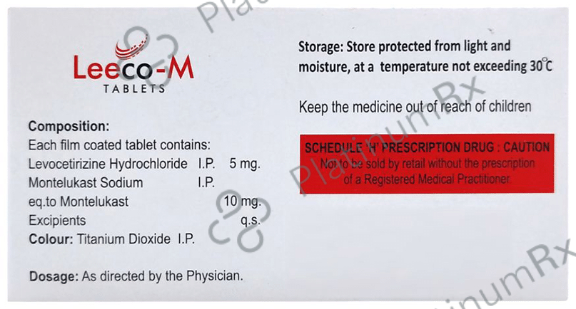 Leeco M 5mg/10mg Tablet