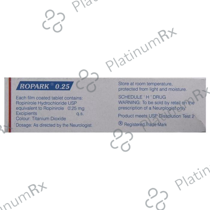 Ropark 0.25mg Tablet 10s
