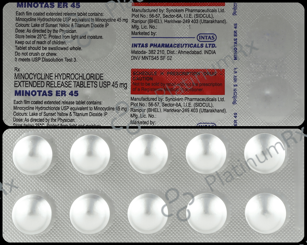 Minotas 45mg Tablet ER