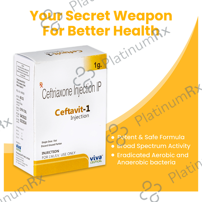 Ceftavit 1 Injection
