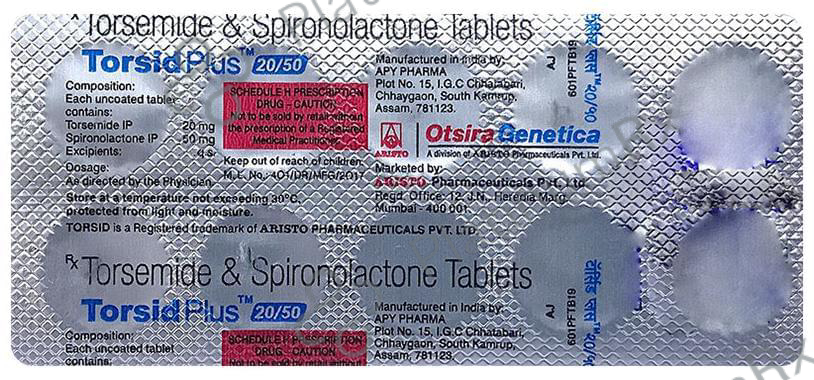 Torsid Plus 20/50 Tablet