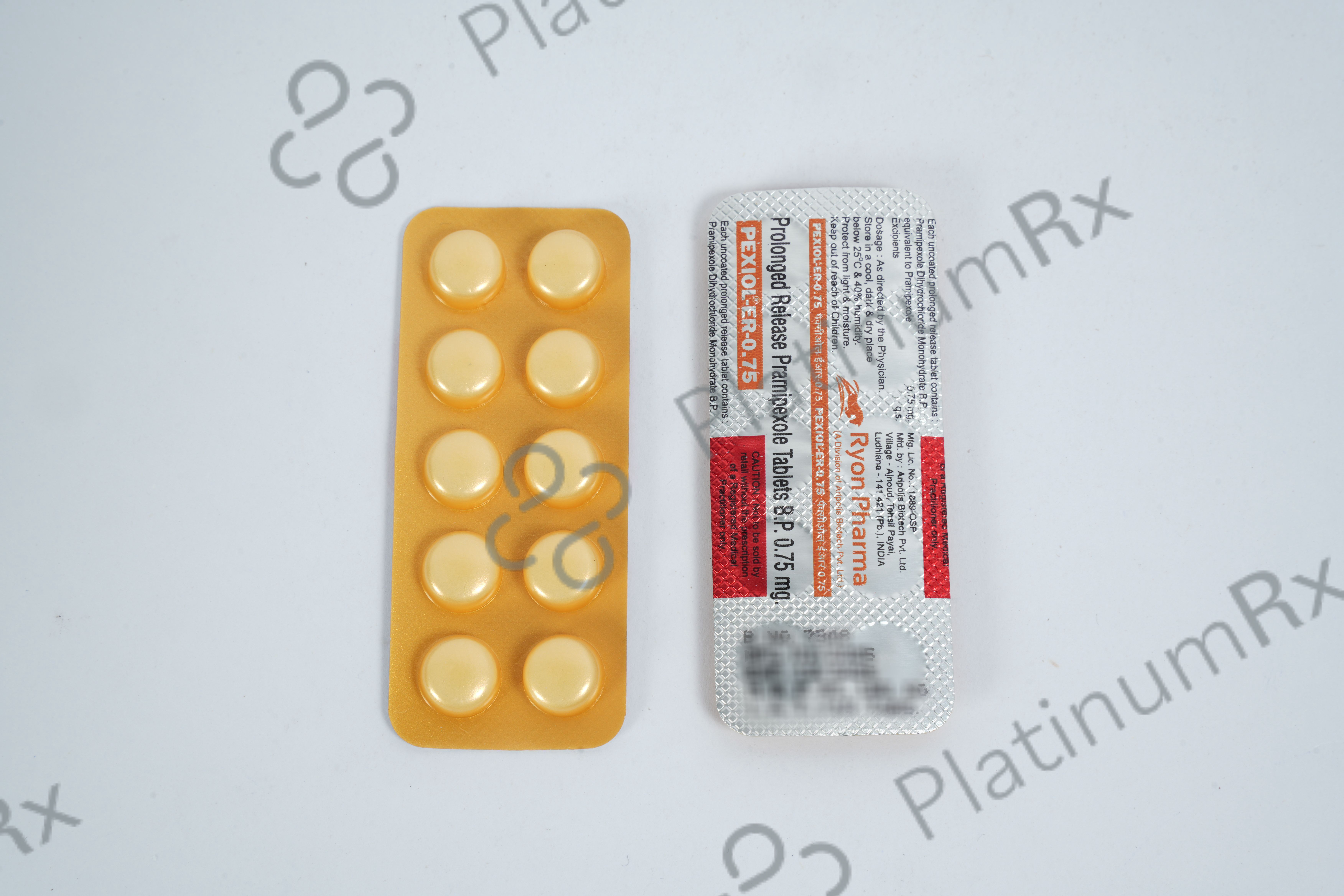 Pexiol 0.75mg Tablet ER 10s