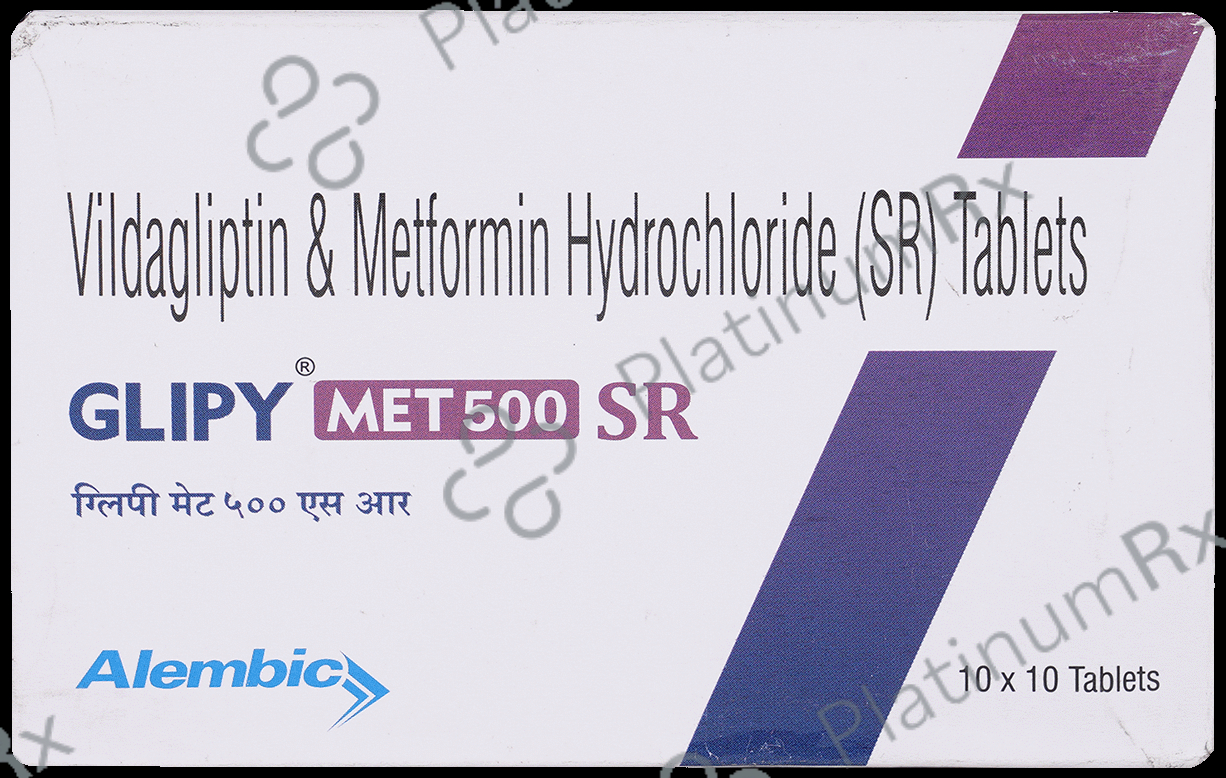 Glipy Met 500mg SR Tablet 10s