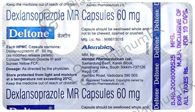 Deltone 60mg Capsule MR 10s