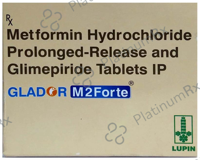 Glador M 2 Forte 2/1000mg Tablet PR 15s