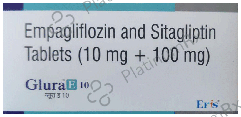 Glura E 10/100mg Tablet 10s