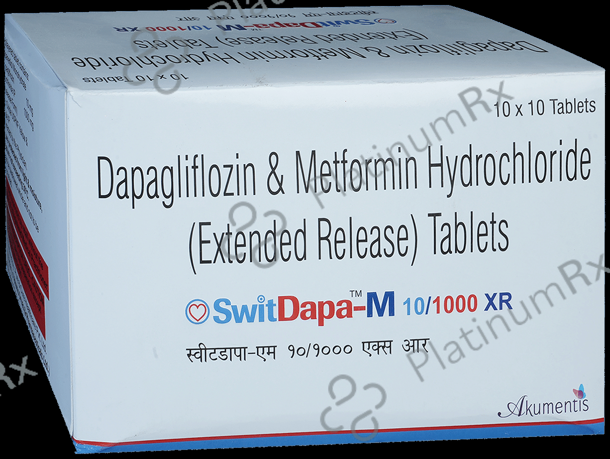 Switdapa M 10mg/1000mg XR Tablet