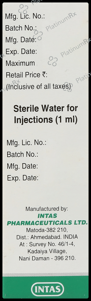 Cetrolix 0.25mg Injection 1s